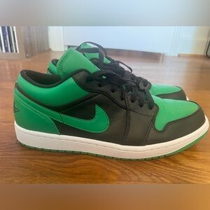 Air Jordan 1 Low Size 11 Green and Black